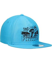New Era Men's Blue Philadelphia Phillies Neon Golfer Snapback Hat