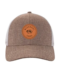 Ahead Men's Tan/White Missouri Tigers Pregame Adjustable Hat