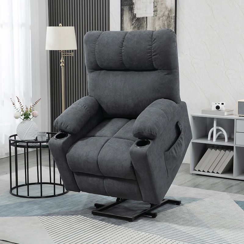 Homcom Lift Chair Recliners for Elderly with Footrest