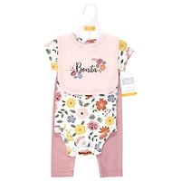Hudson Baby Girls Cotton Bodysuit