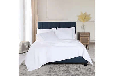 Superior Egyptian Cotton 1000 Thread Count Embroidered Bed Sheet Set