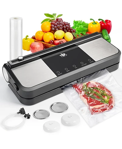 Cowin Cordless Vacuum Sealer Machine Rechargeable Build in Cutter