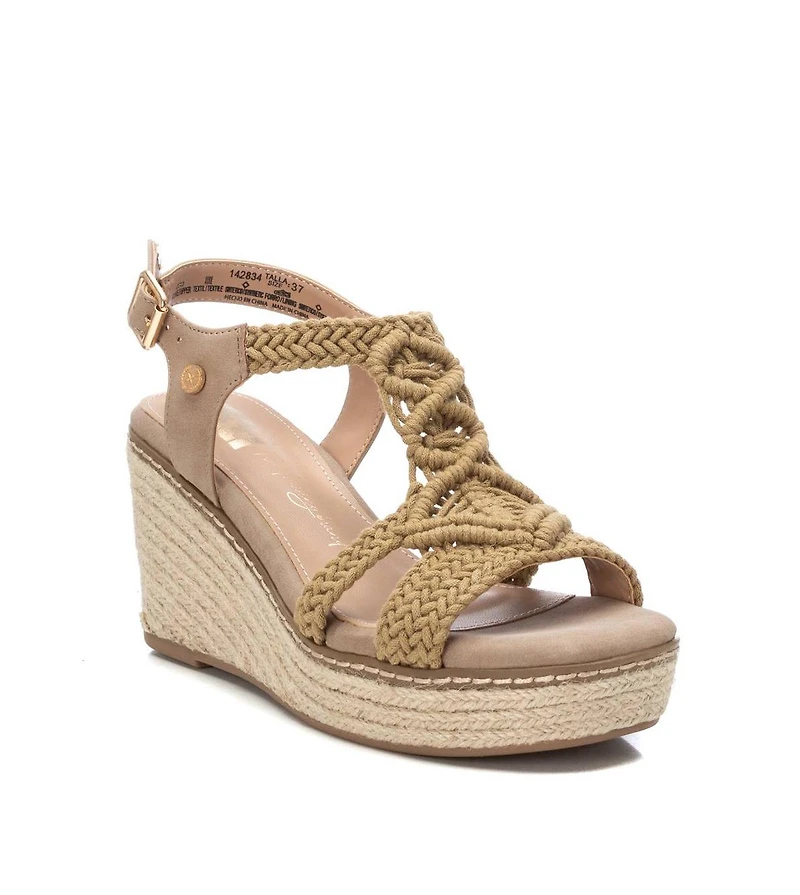 Women's Jute Wedge Sandals By Xti