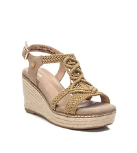 Women's Jute Wedge Sandals By Xti