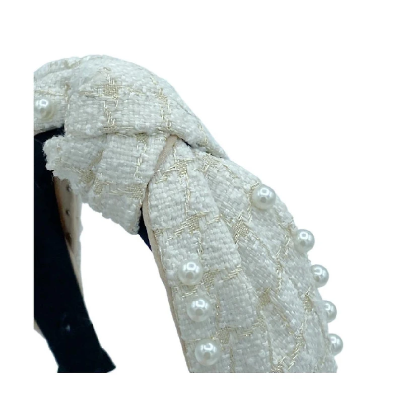 Women's It Girl Pearl Headband - Cream