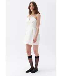 Nocturne Women's Strapless Mini Dress