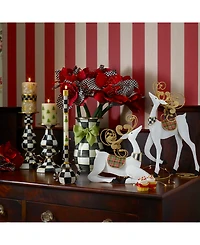 Mackenzie-Childs Courtly Check Medium Pillar Candlestick
