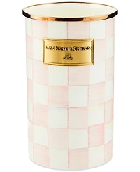 Mackenzie-Childs Rosy Check Enameled Steel Utensil Holder