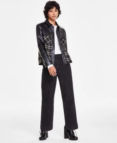 Liverpool Los Angeles Womens Shirt Jacket Raglan Sleeve Sweater Stride Pants