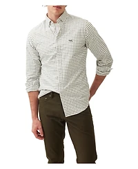 Rodd Gunn Men's Check Oxford 3 Long Sleeve Slim Fit Shirt