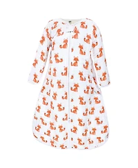 Hudson Baby Boys Long-Sleeve Muslin Wearable Sleep Blanket