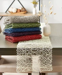 Design Imports Woven Paper Table Runner, 14"x72 "