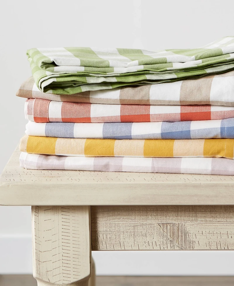 Design Imports Buffalo Check Tablecloth