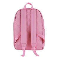 Super Mario Brothers Princess Peach 17" Quilted Backpack