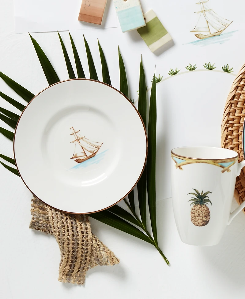Lenox British Colonial Tradewind Dessert Plates, Set of 4