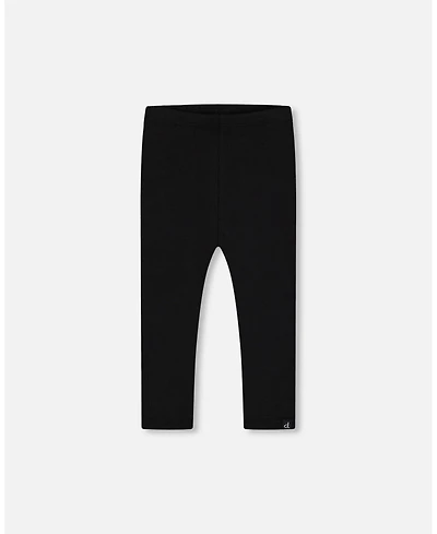 Deux par Deux Toddler Girls Rib Leggings Black - Toddler|Child