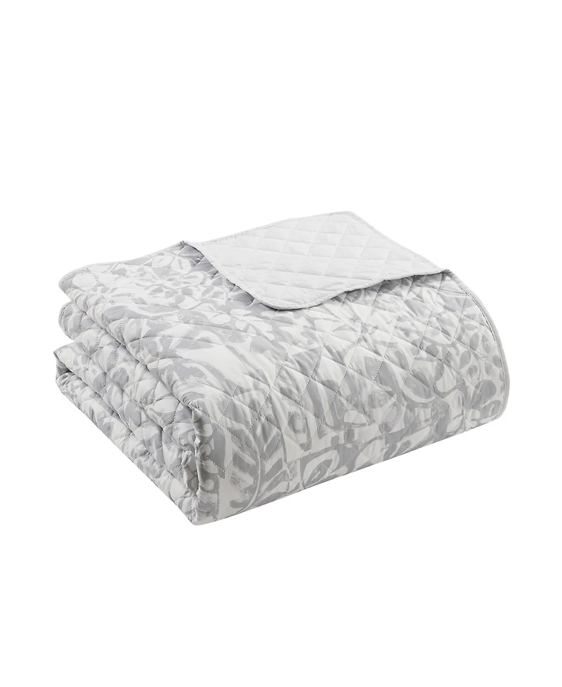 Indigo Ink Abstract 2-Pc. Quilt Set, Twin
