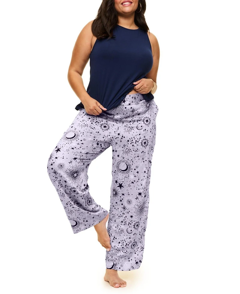 Adore Me Plus Aerys Pajama Tank & Pants Set