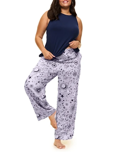 Adore Me Plus Aerys Pajama Tank & Pants Set