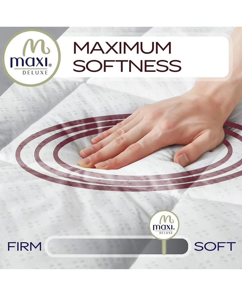 Maxi 100% Cotton Breathable Down Alternative Mattress Pad