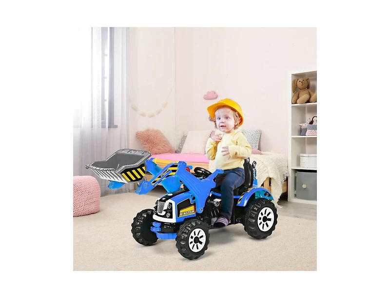 Slickblue 12V Battery Powered Kids Ride-on Dumper Truck
