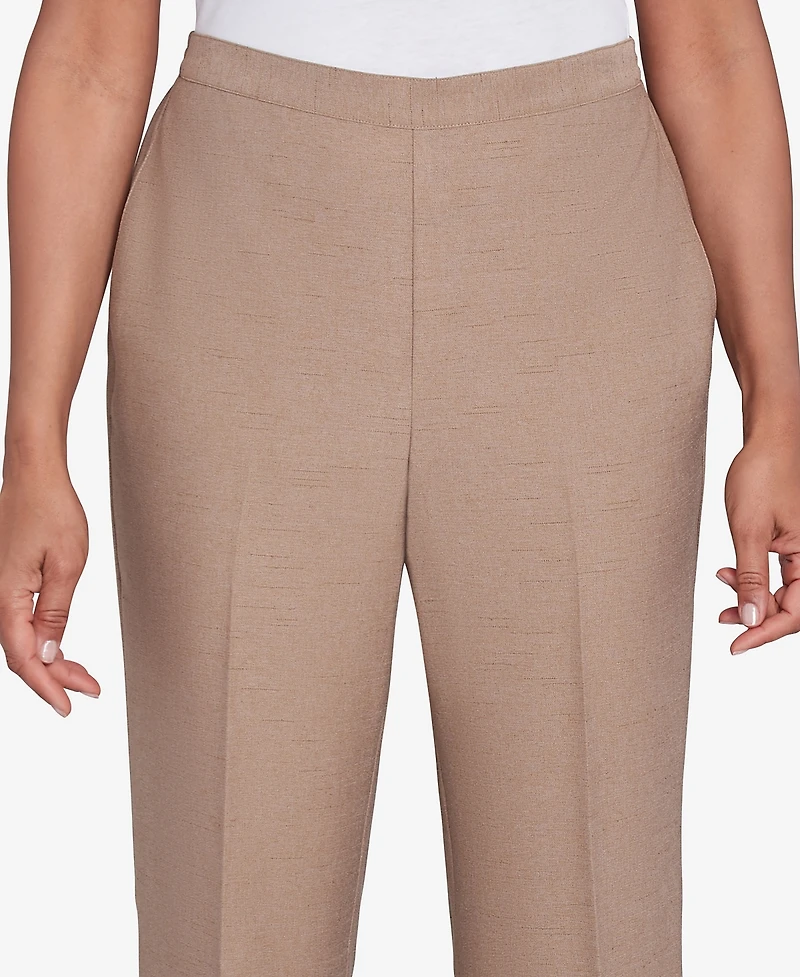 Alfred Dunner Women's Emerald Isle Classic Emerald Medium Length Pant