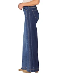 Democracy Petite Skyrise Double Side Seam Wide-Leg Jeans