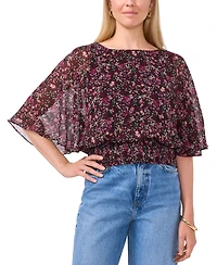 Sam & Jess Women's Smocked-Waist Top