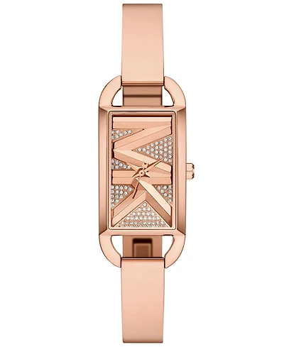 Michael Kors Women's Mk Empire Three-Hand Rose Gold-Tone Stainless Steel Watch 22mm