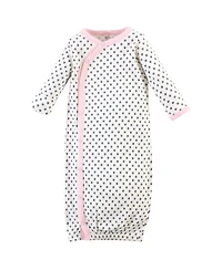 Touched by Nature Baby Girls Natural Cotton Kimono Gowns