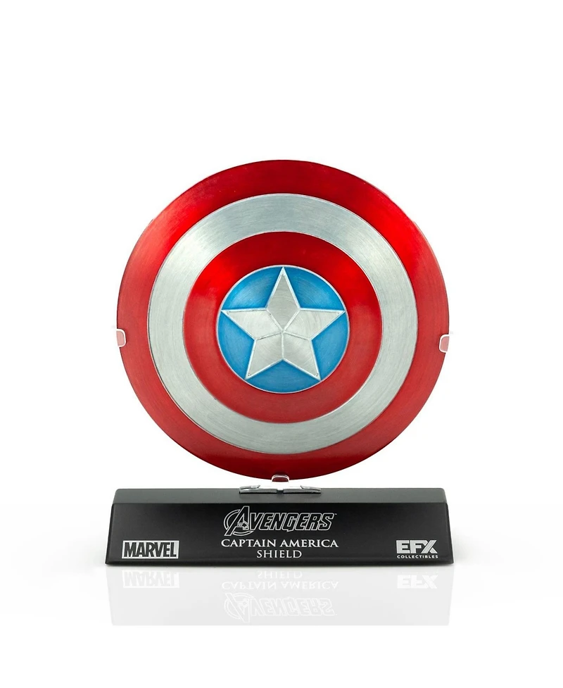 Efx Collectibles Marvel Collectibles The Avengers Captain America Die Cast Shield Replica, 1:6 Scale (4" diameter)