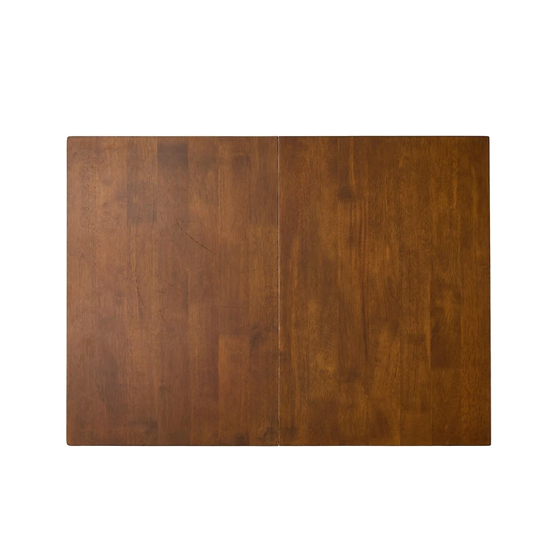 Streamdale Clearwater Rectangular Sliding Table, Dark Oak/Cream, 29.5
