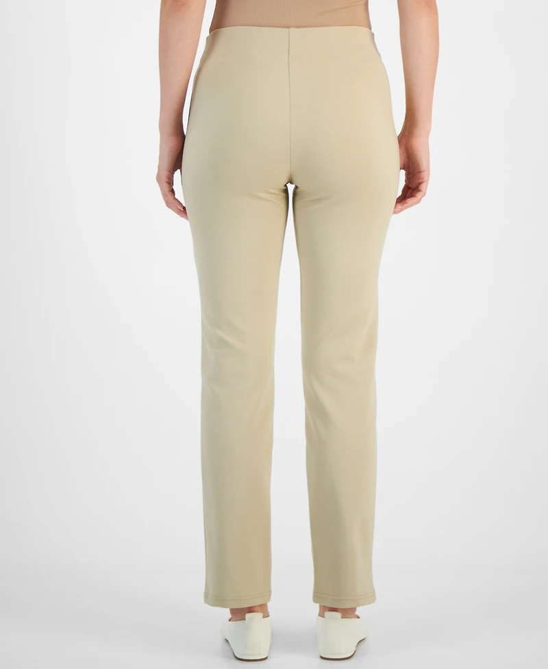 Jm Collection Petite Pull-On Ponte-Knit Pants, Created for Macy's