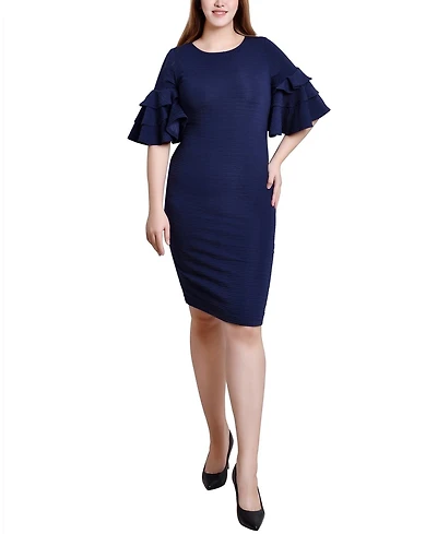 Ny Collection Bolero Sleeve Body Con Dress