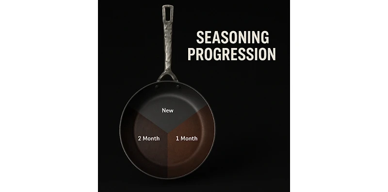 Alva Artist 11" Blue Carbon Steel Frying Pan