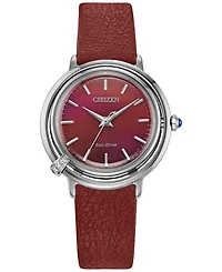 Citizen Eco-Drive Women's L Arcly Diamond Accent Stainless Steel Bracelet Watch 31mm