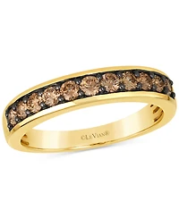 Le Vian Chocolatier Men's Chocolate Diamond Band (7/8 ct. t.w.) in 14k Gold
