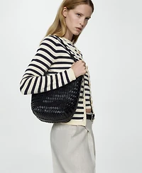 Mango Women's Jewel Button Detail Knitted Cardigan