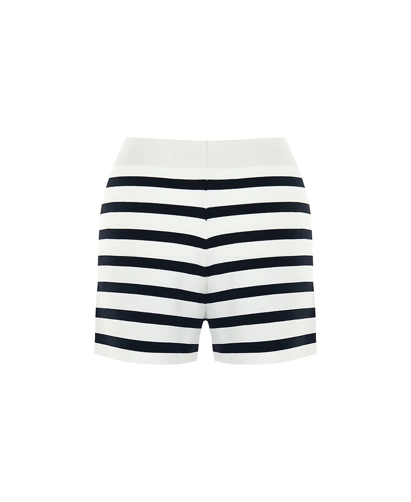 Nocturne Women's Striped Mini Shorts