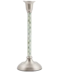 Mackenzie-Childs Sterling Check Medium Candlestick