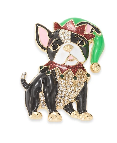 Holiday Lane Boston Terrier Hat Pin, Created for Macy's