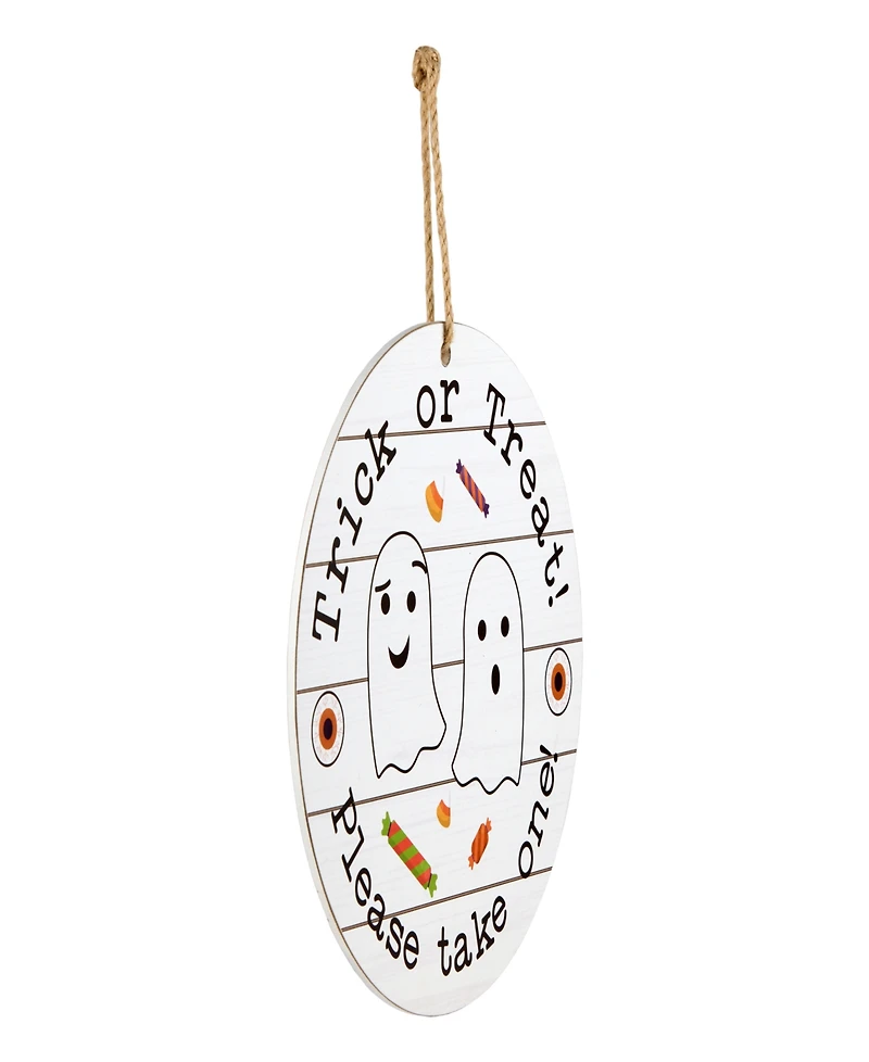 National Tree Company Hanging Halloween Sign, 12 Inches