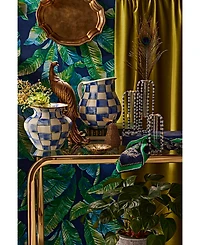 Mackenzie- Childs Royal Check Enamel Large Vase