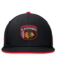 Fanatics Men's Black Chicago Blackhawks 2024 Nhl Draft Snapback Hat