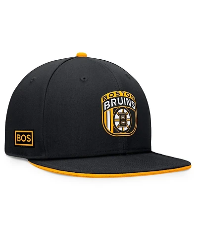 Fanatics Men's Black Boston Bruins 2024 Nhl Draft Snapback Hat