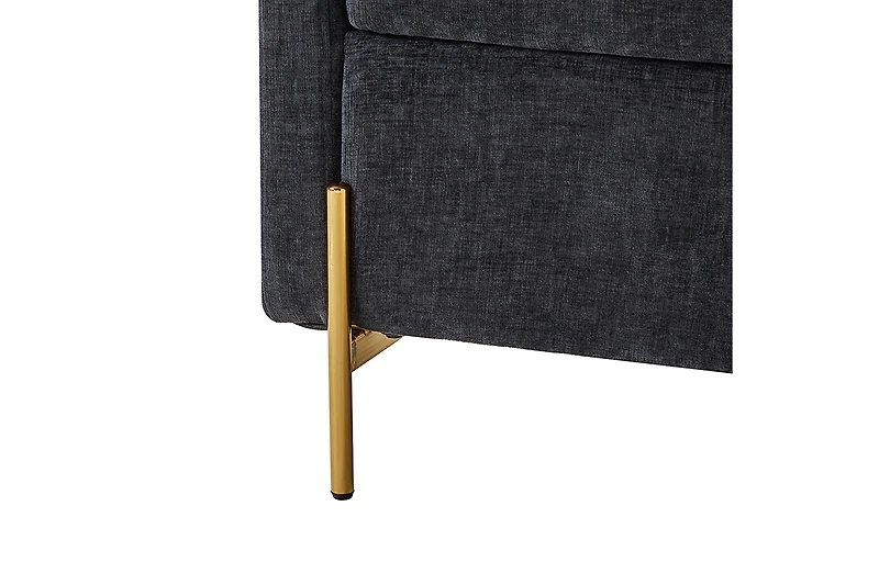 Hulala Home Angelus Modern Upholstered Flip Top Storage Bench