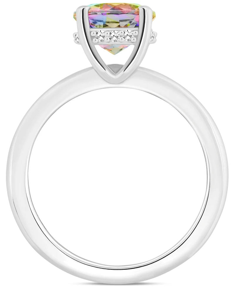 Mystic Topaz Solitaire Ring (2-3/8 ct. t.w.) Sterling Silver (Also Pink Topaz)