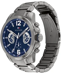 Tommy Hilfiger Men's Quartz Grey Ionic Plated Steel Watch 46mm