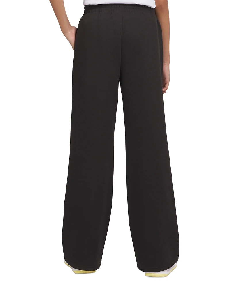Champion Big Girls Wide-Leg Fleece Sweatpants