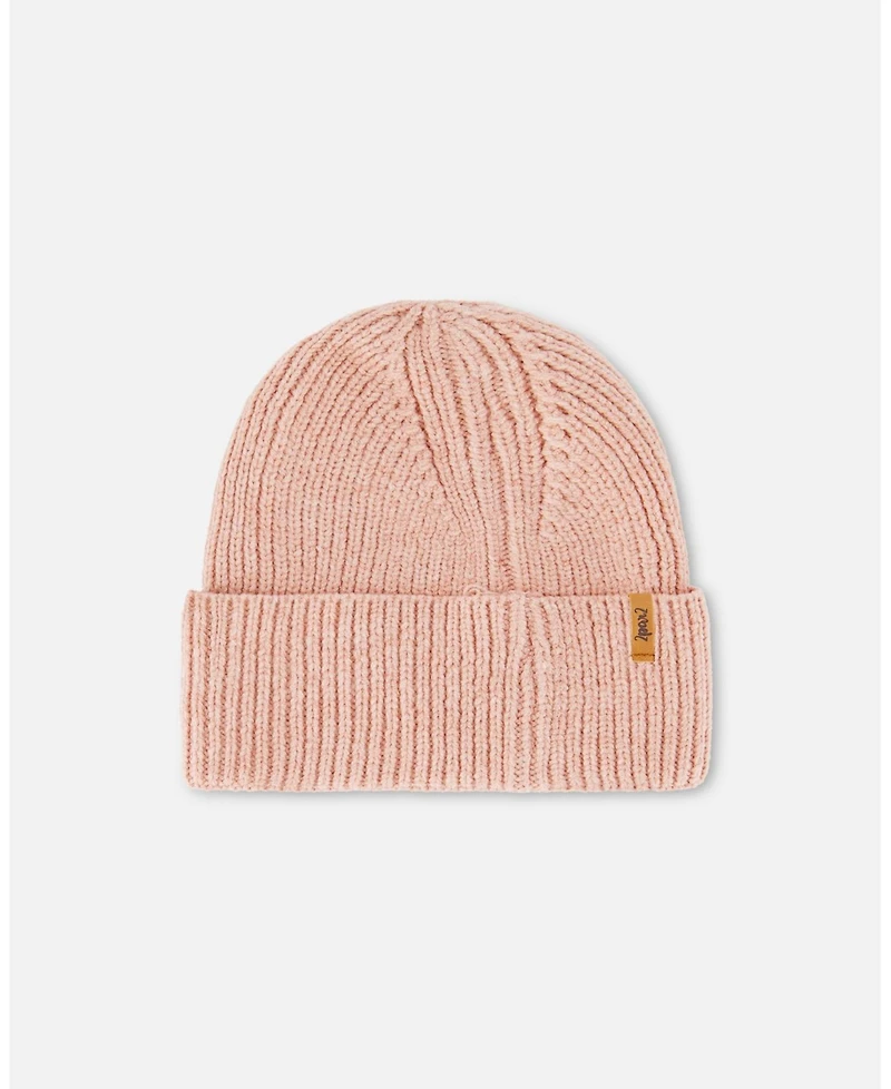 Deux par Girl Mid-Season Knit Hat Dusty Pink - Toddler|Child